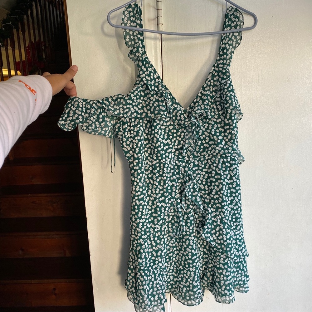 Green Floral Dress from Princess Polly